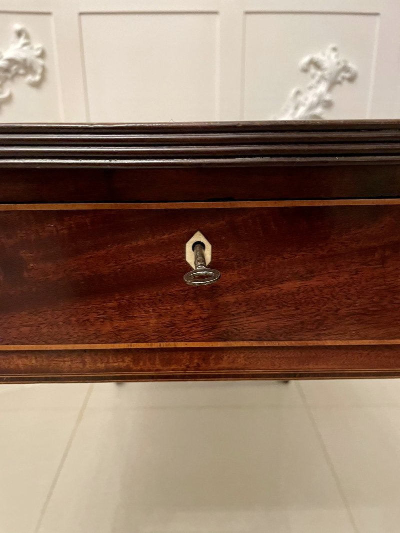 Antique George III Quality Mahogany Pembroke Table - Image 9